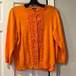 J crew cardigan, waist length- slim fit